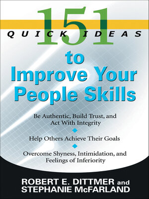 151 Quick Ideas to Improve Your People Skills - ebook